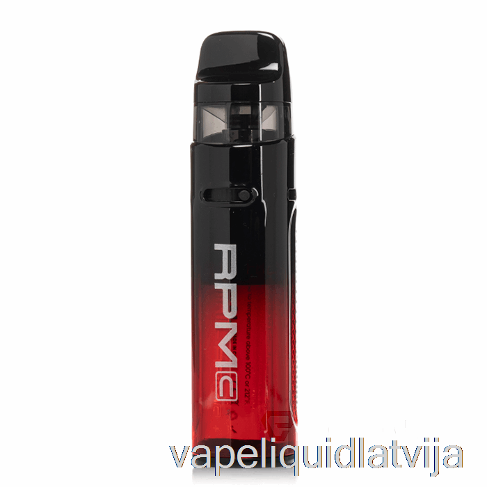 Smok Rpm C 50w Pod Komplekts Caurspīdīgs Sarkans Vape šķidrums